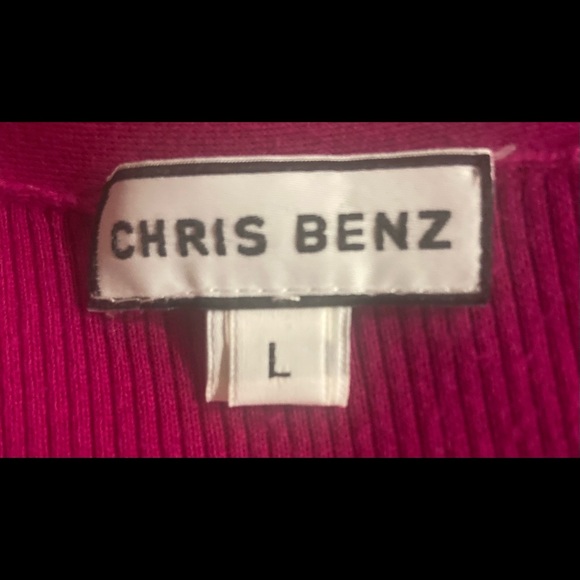 Chris Benz Colorblock Cardigan Sweater size L Cotton - Picture 4 of 4